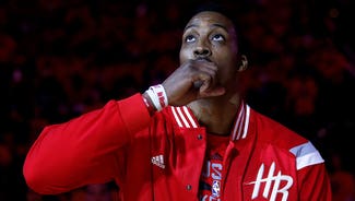 Next Story Image: Rockets' Dwight Howard playing in Game 2 despite sprained knee